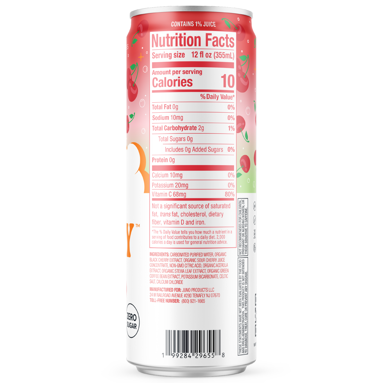 JUNO ENERGY™ Cherry Sparkling