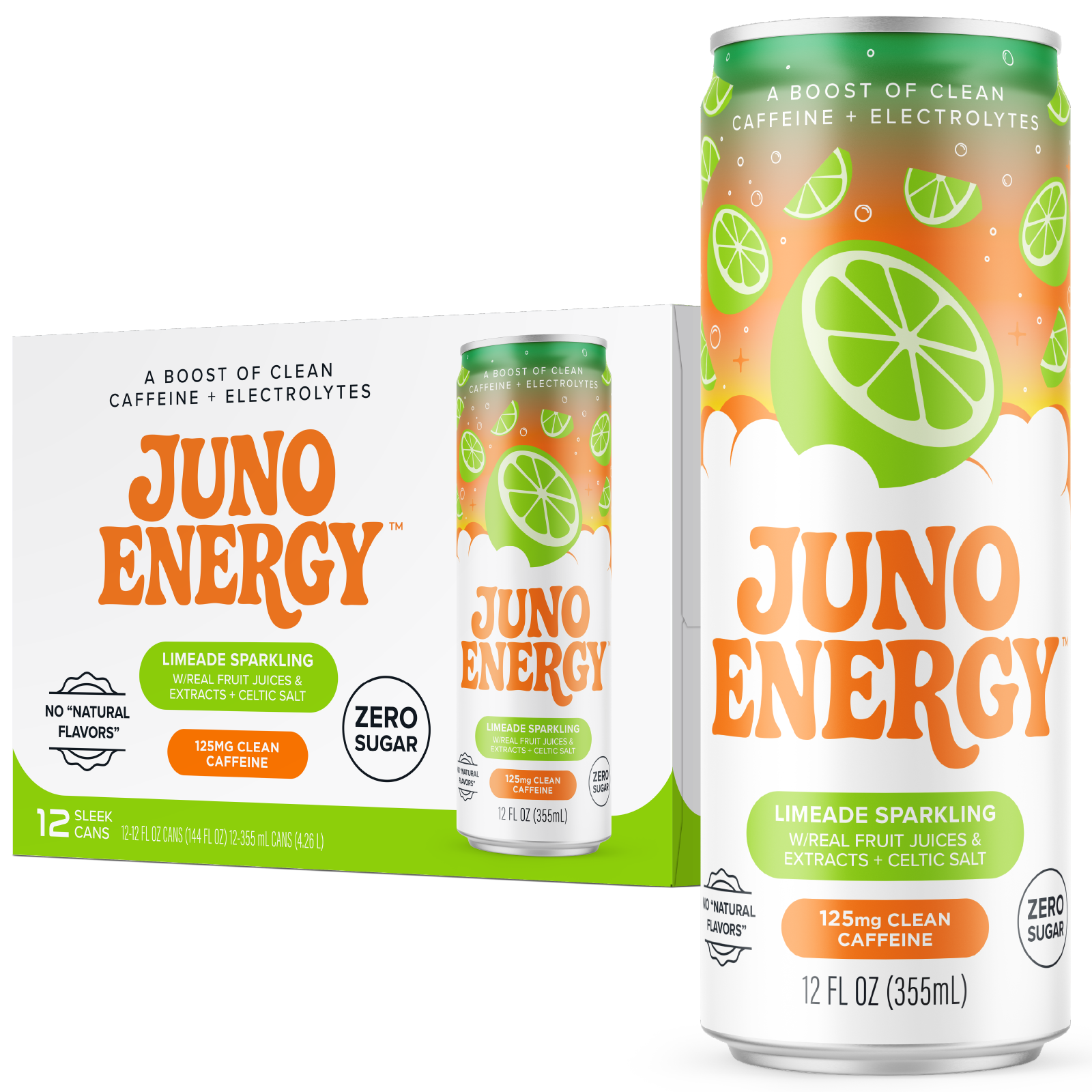 JUNO ENERGY™ Limeade Sparkling