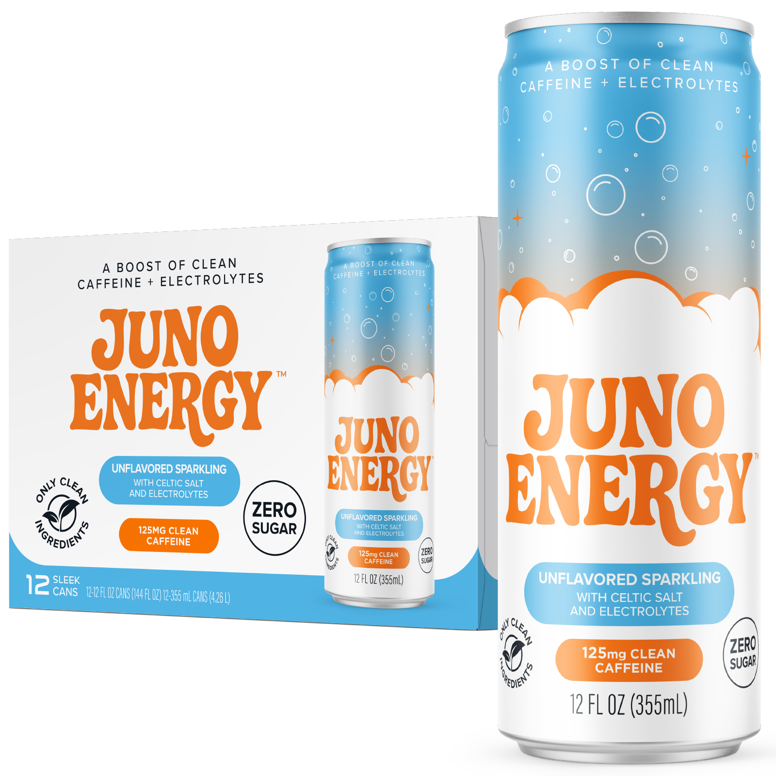 JUNO ENERGY™ Unflavored Sparkling