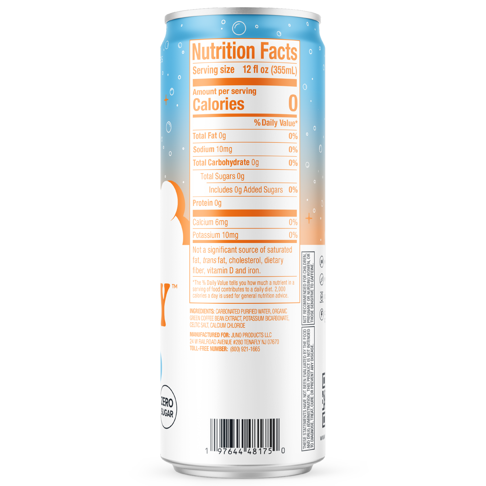 JUNO ENERGY™ Unflavored Sparkling